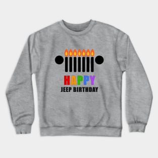 Jeep Birthday Crewneck Sweatshirt